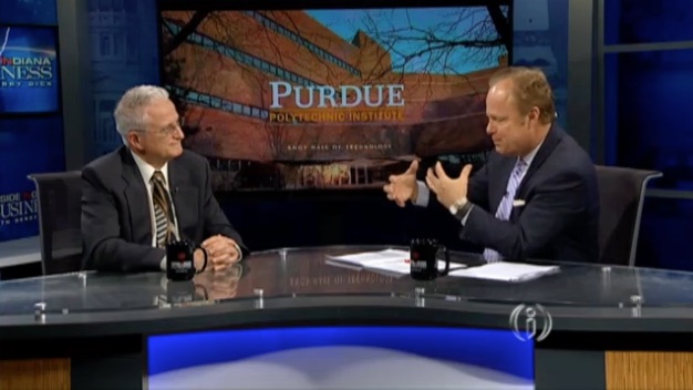 Jeff Evans and Gerry Dick on Inside Indiana Business Television
