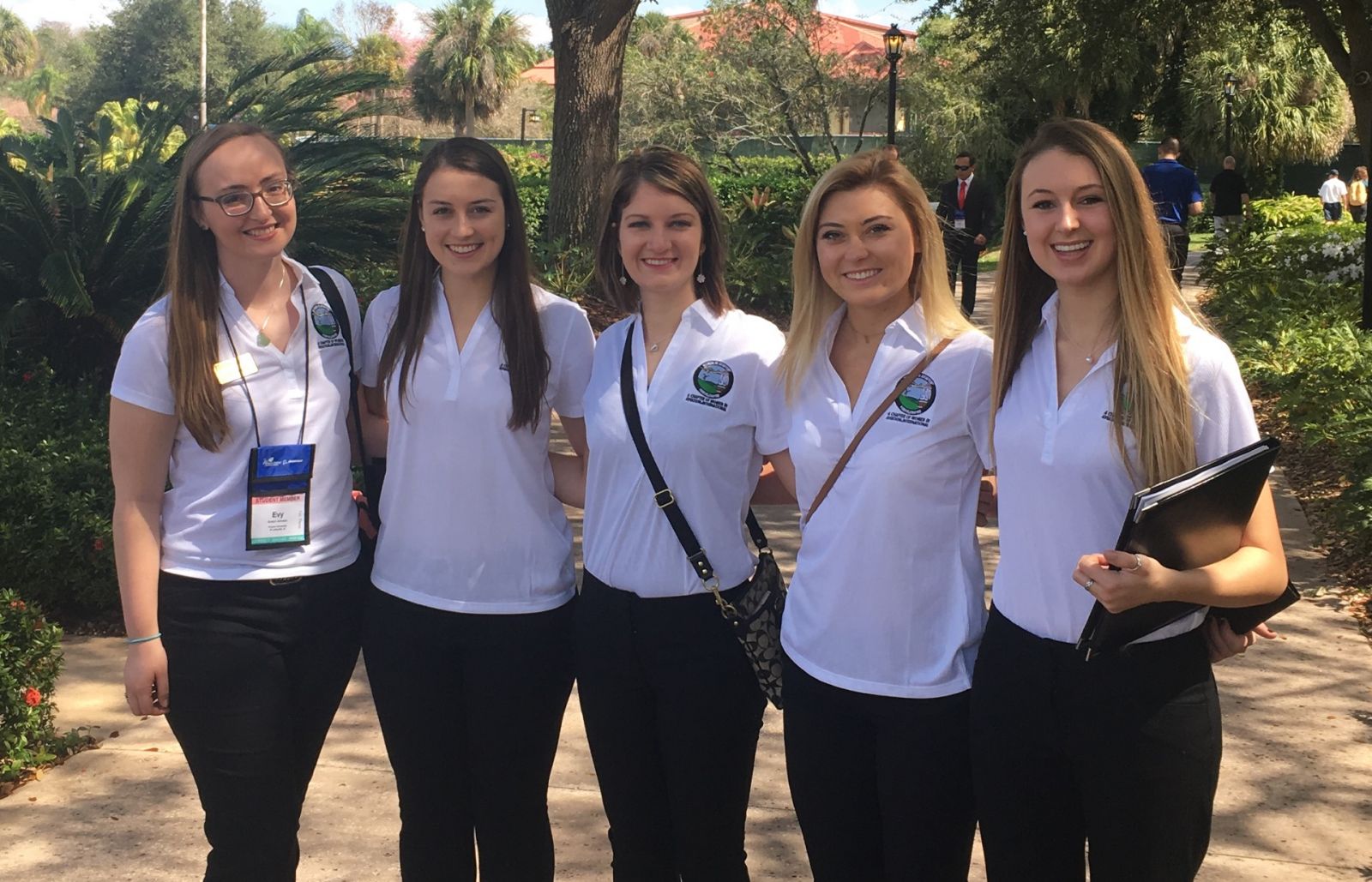Aviation students at the Women in Aviation International Conference in Orlando, Florida