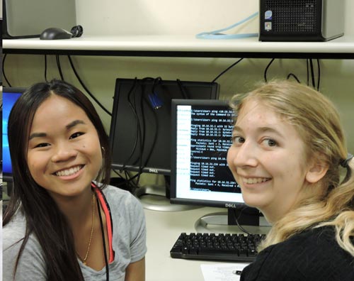 Students at the 2016 Cybersecurity Camp