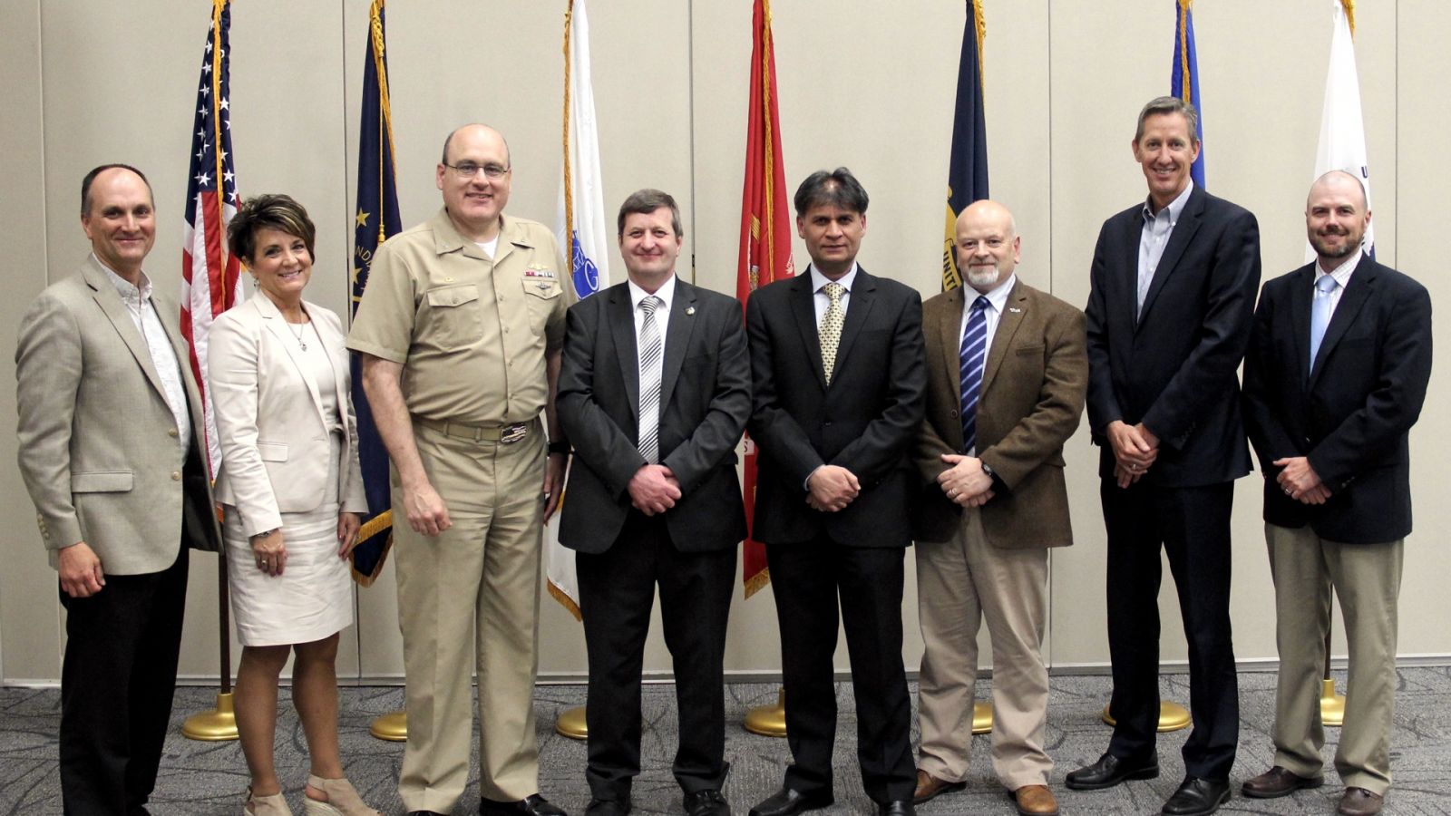 NSWC Crane formally announced its Expeditionary Warfare Systems Engineering Master’s Degree program at a reception on Thursday, May 17th, at the WestGate Academy Conference and Training Center in Crane, Indiana. (Photo by NSWC Crane Corporate Communications)