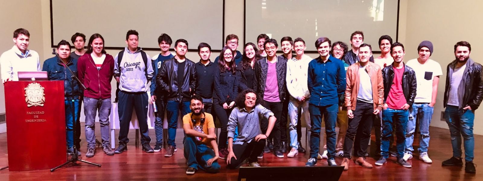 UNAL students pose at the Purdue RCODI Spring 2019 IronHacks awards ceremony