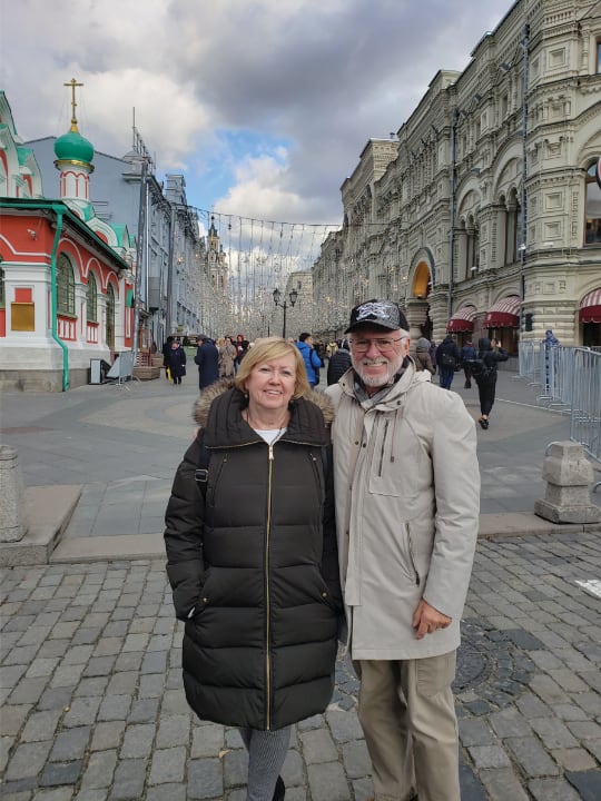 M. Terri and Phil Sanger in Kazan, Republic of Tatarson, Russia