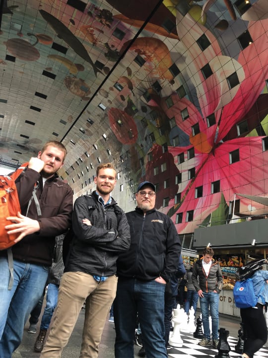 Purdue Polytechnic Vincennes students on a Study Abroad trip