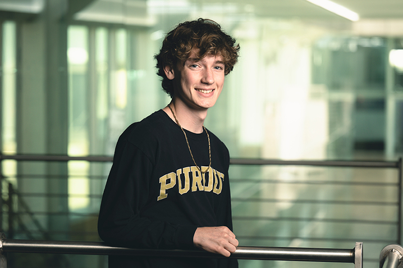 Nate Laneman, a Purdue West Lafayette student and a 2022 PPHS graduate from South Bend.
