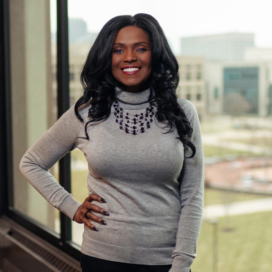 Katrenia Reed Hughes leads a project management program that prepares students for careers with long-term viability. (Purdue University photo/Kelsey Lefever)