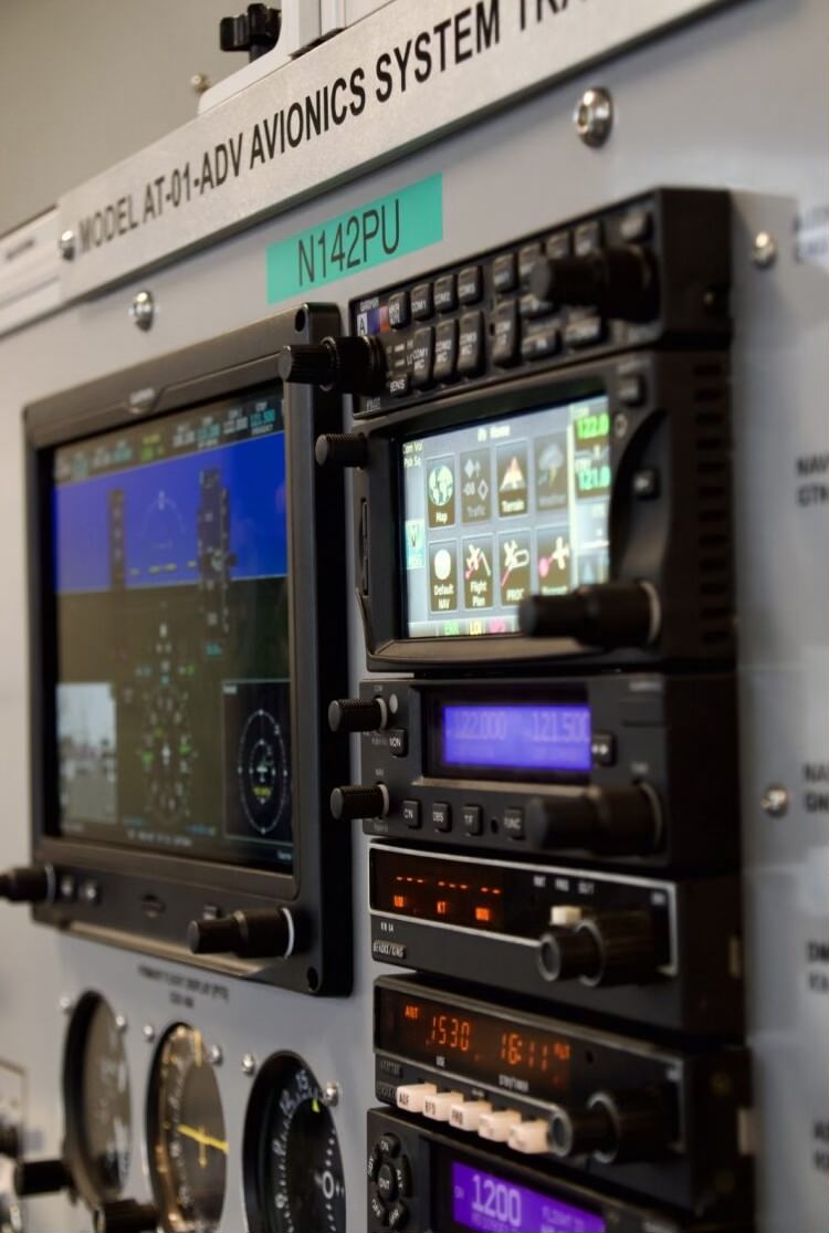 Part of an advanced avionics training system used in SATT curriculum. (Photo provided)