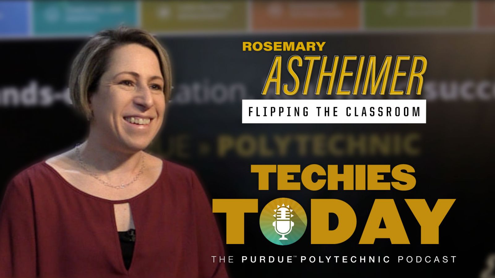 Rosemark Astheimer, Flipping the Classroom, on Techies Today, the Purdue Polytechnic Podcast